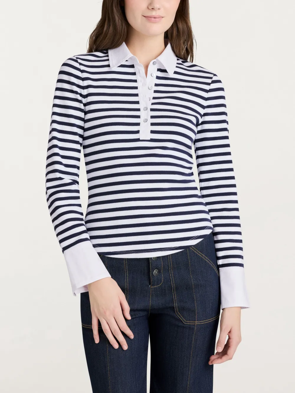Cinq A Sept Gestreepte top Blauw
