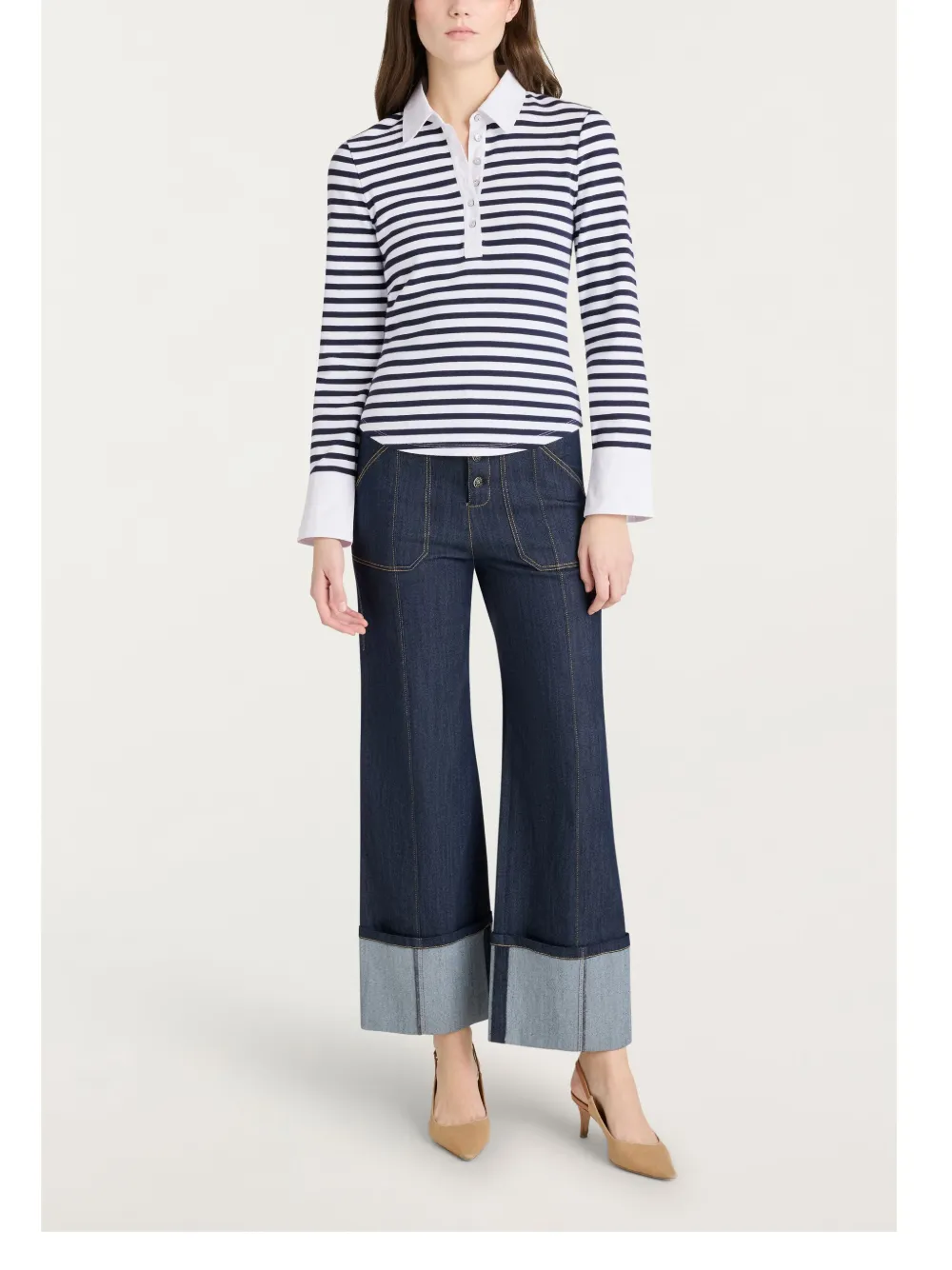 Cinq A Sept striped Jaden top - Blauw