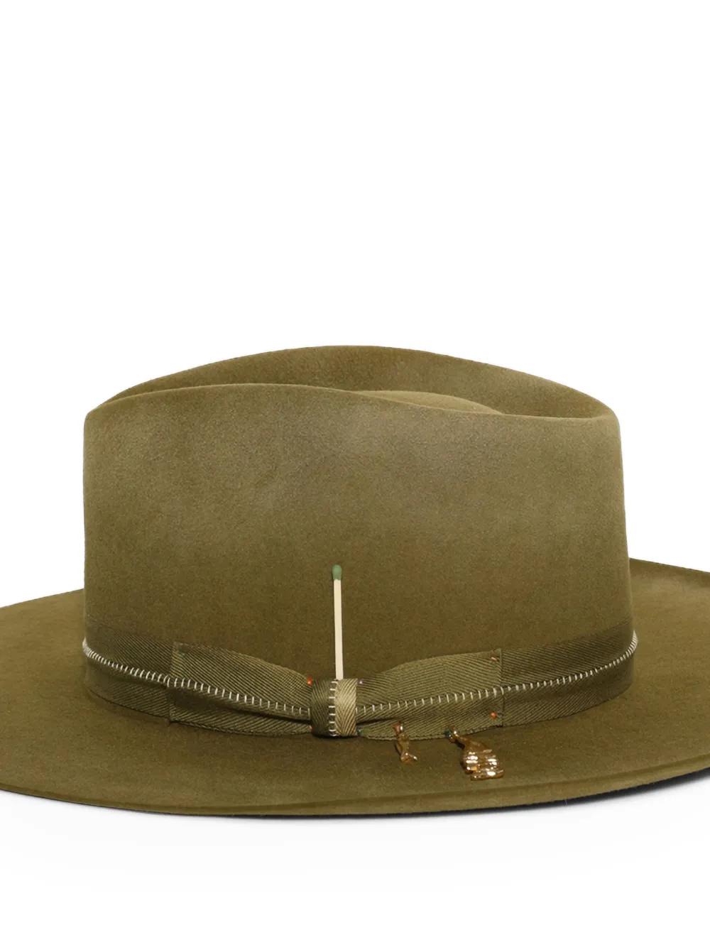 Nick Fouquet Malecon matchstick-detail fedora hat | Image 2