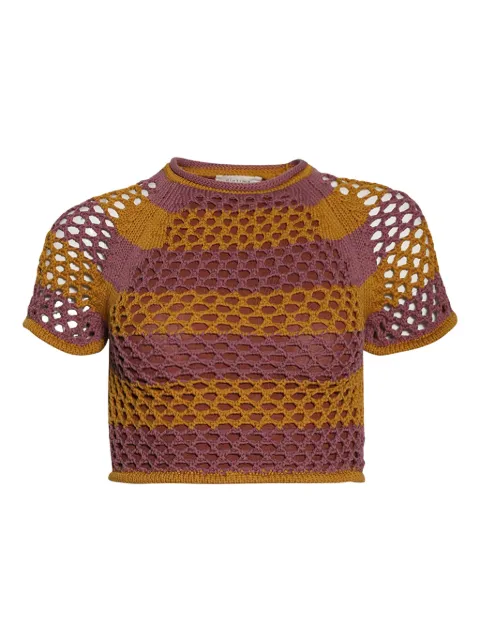 diotima Rae crochet-detail top