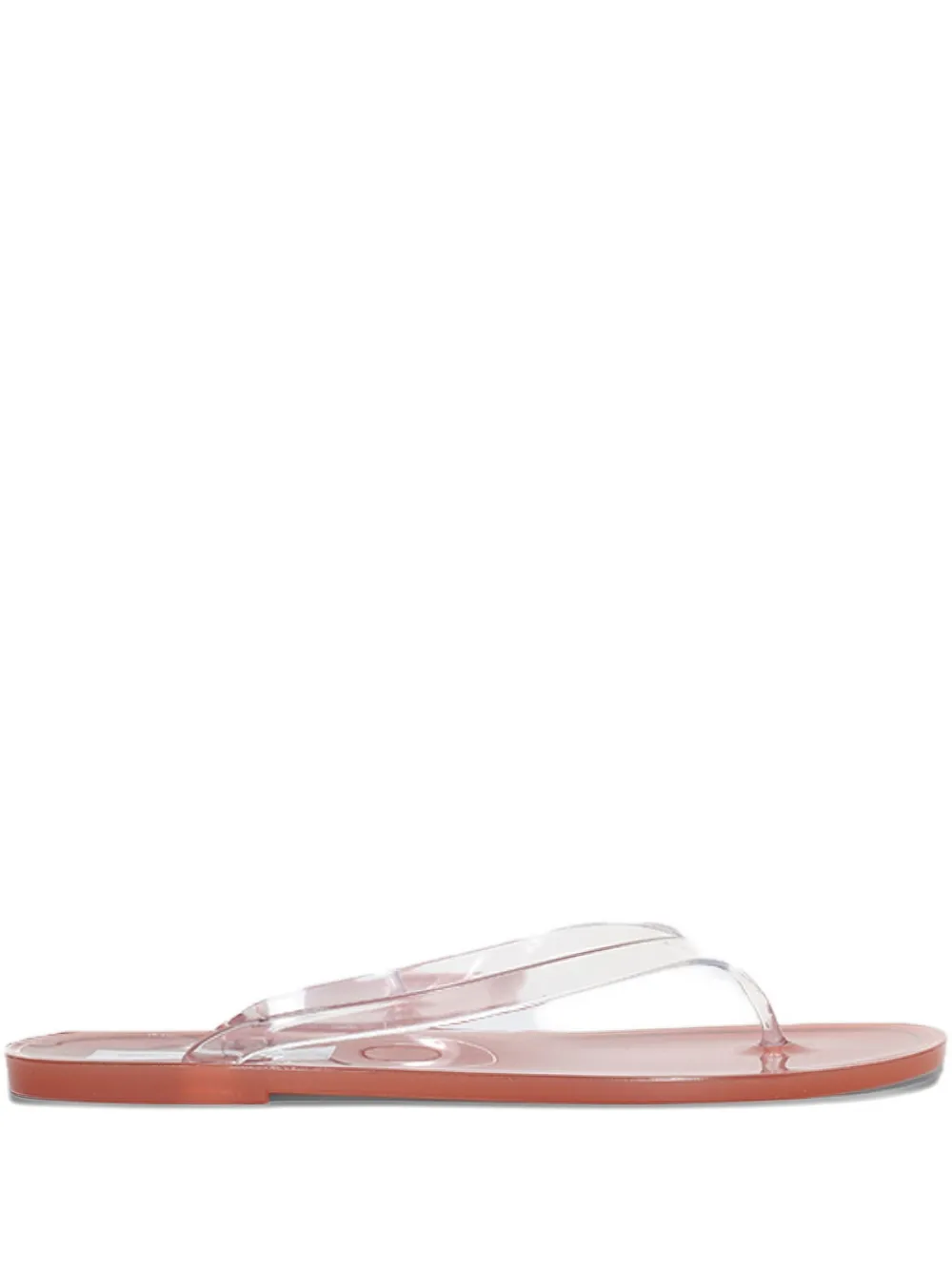 Christopher Esber Jo Clear-strap Flip Flops In Pink