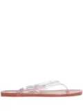 Christopher Esber Jo clear-strap flip flops - Pink