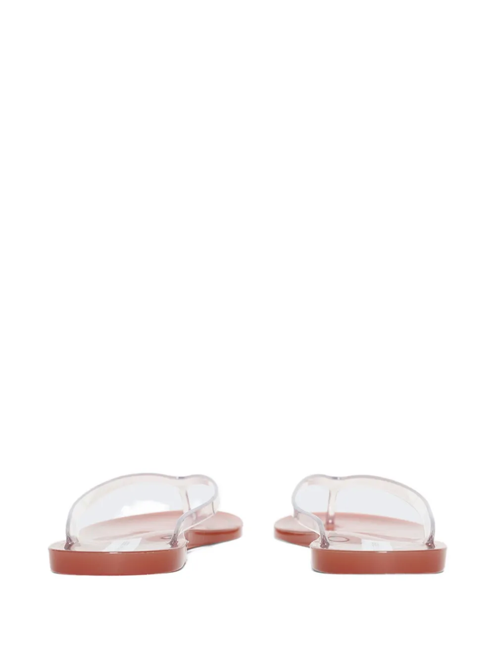 Christopher Esber Jo clear-strap flip flops Pink
