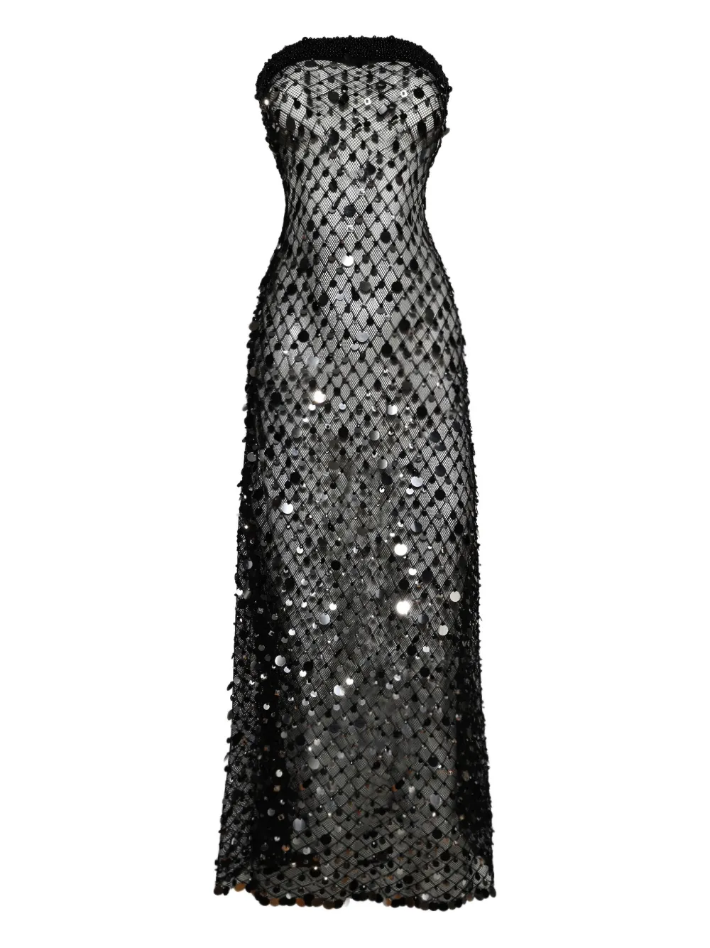 sequin-embellished midi dress
