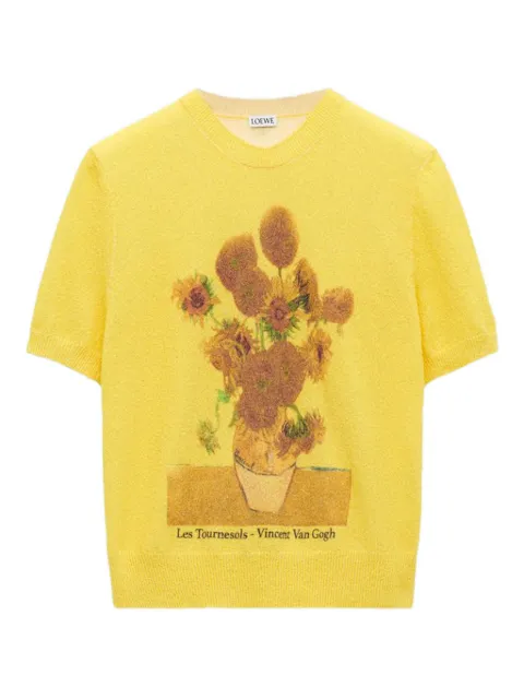 LOEWE Vincent Van Gogh floral-print T-shirt