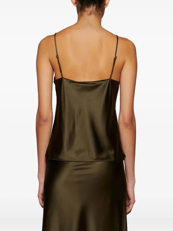 ETERNE Mila Top | Brown | FARFETCH GE
