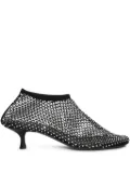 Christopher Esber 45mm Minette crystal micro heel pumps - Black