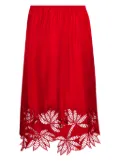 diotima Coverley lace-embroidered midi skirt