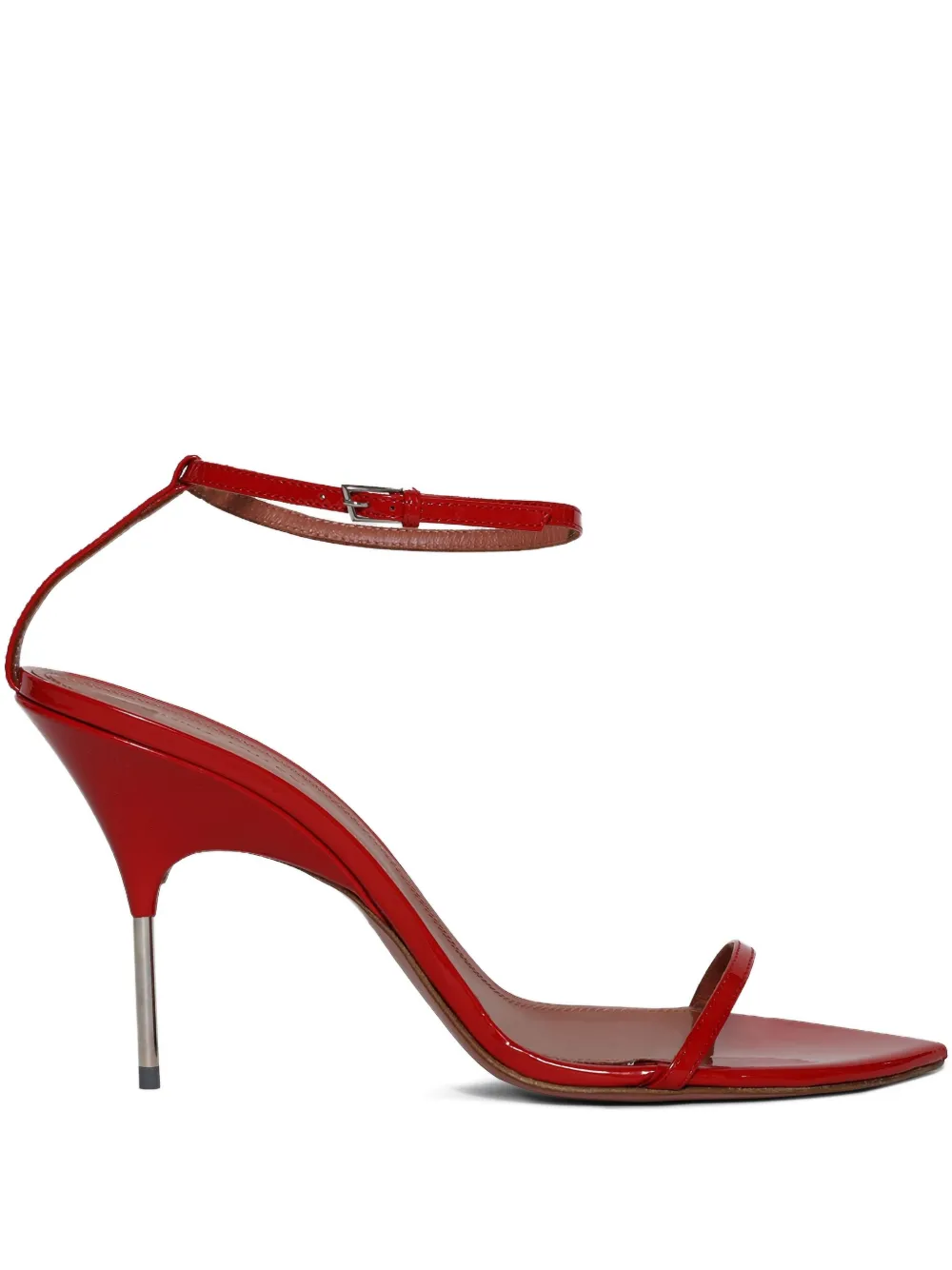 Amina Muaddi 95mm Bruna strappy sandals Red