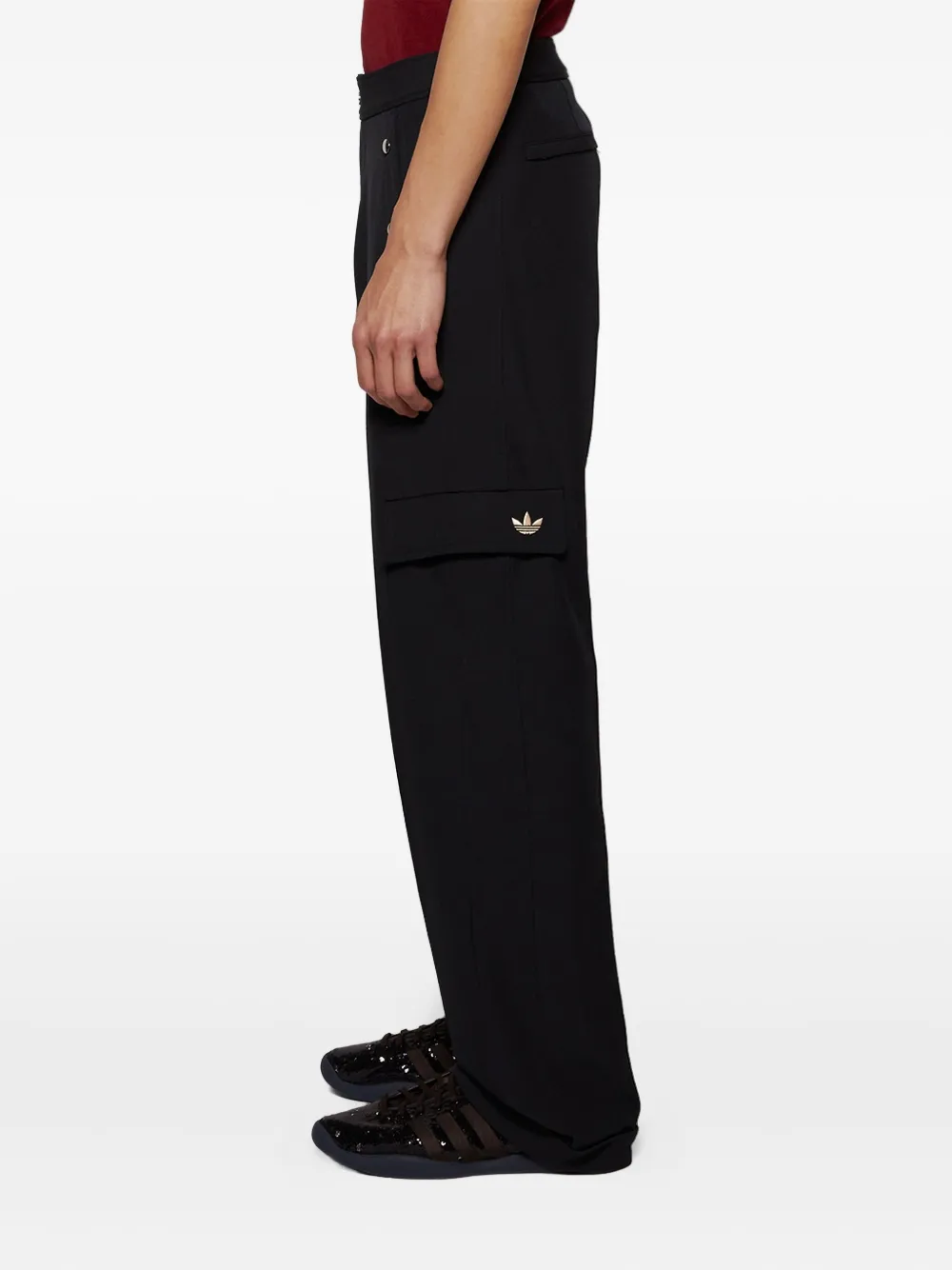 adidas x Wales Bonner Sailor broek met cargo zakken Zwart