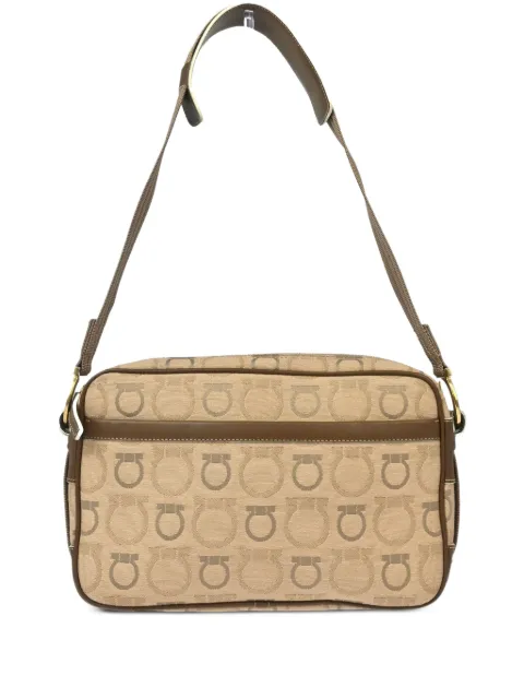 Ferragamo Pre-Owned 1990-2000s  Gancini-jacquard shoulder bag