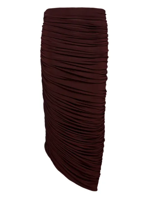 Magda Butrym ruched midi skirt