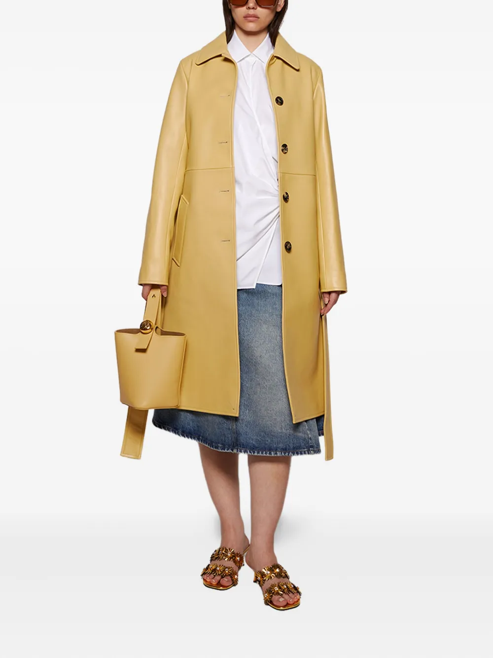 LOEWE button-up coat | Single Breasted Coats | Image 2