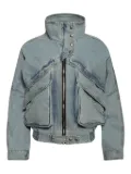 Magda Butrym zip-up denim jacket - Blue