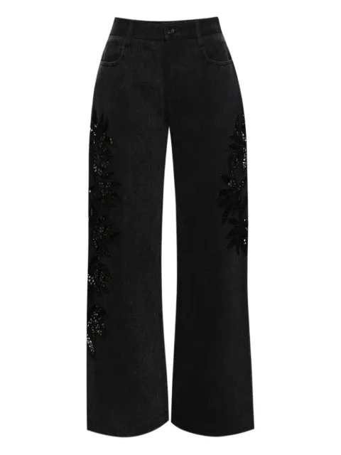 diotima Stulla Jeans mit Blumenspitze