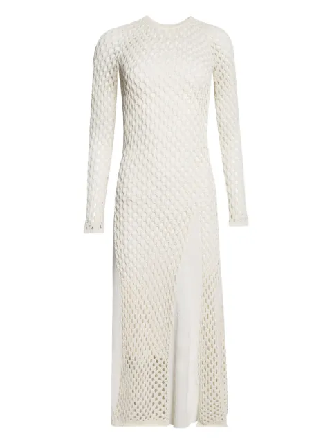 diotima Anansi mesh-panelled dress