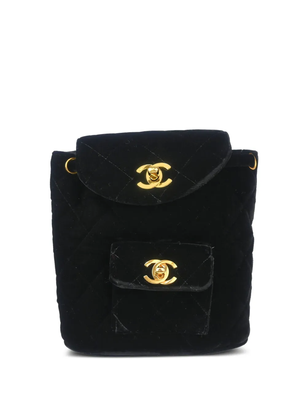 CHANEL Pre-Owned 1995 デュマ バックパック S - ブラック CHANEL Pre-Owned 1995 デュマ バックパック S - ブラック