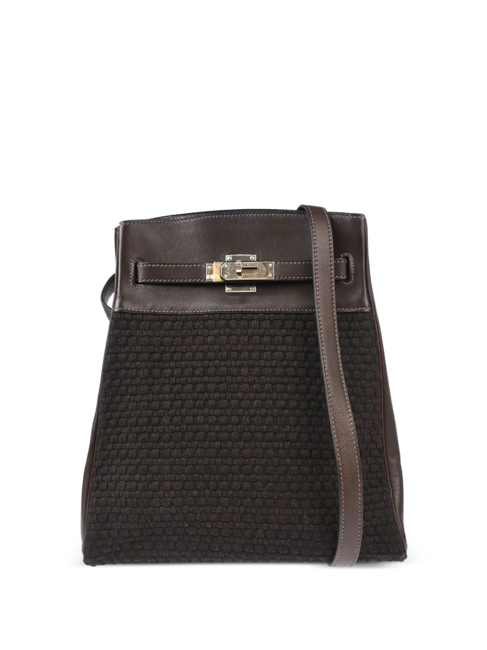 Hermès Pre-Owned 2001 ケリー スポーツ MM ショルダーバッグ - ブラウン Hermès Pre-Owned 2001 ケリー スポーツ MM ショルダーバッグ - ブラウン