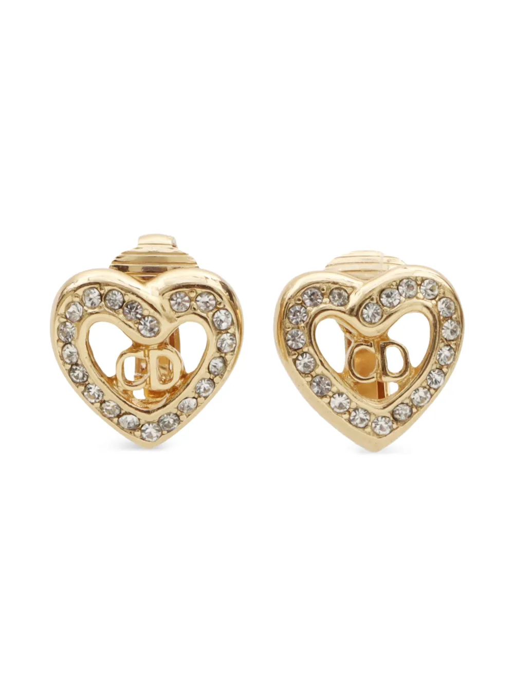 1990-2000 Heart CD clip-on earrings