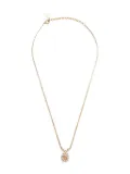 Christian Dior Pre-Owned 1990-2000 logo necklace - Gold