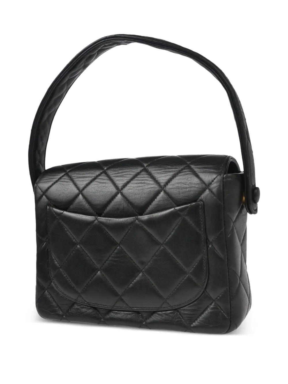 CHANEL Pre-Owned 1995 CC handtas met draaislot - Zwart