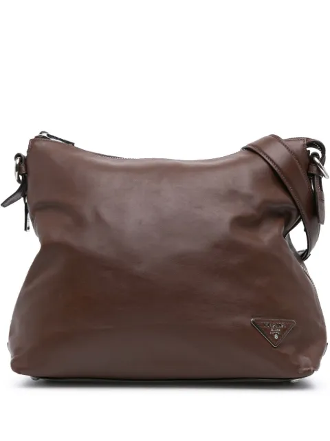 Prada Pre-Owned 2013-2024 Soft Calf Side Zip Hobo shoulder bag