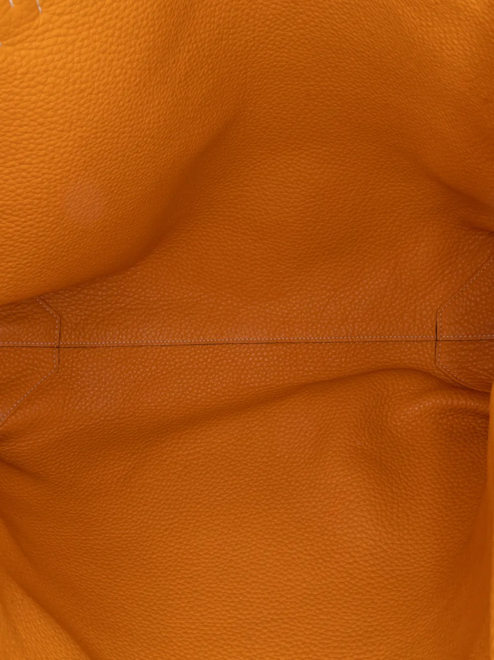 Pre-owned Hermes 2011 Clemence Double Sens 36 Tote Bag In Orange