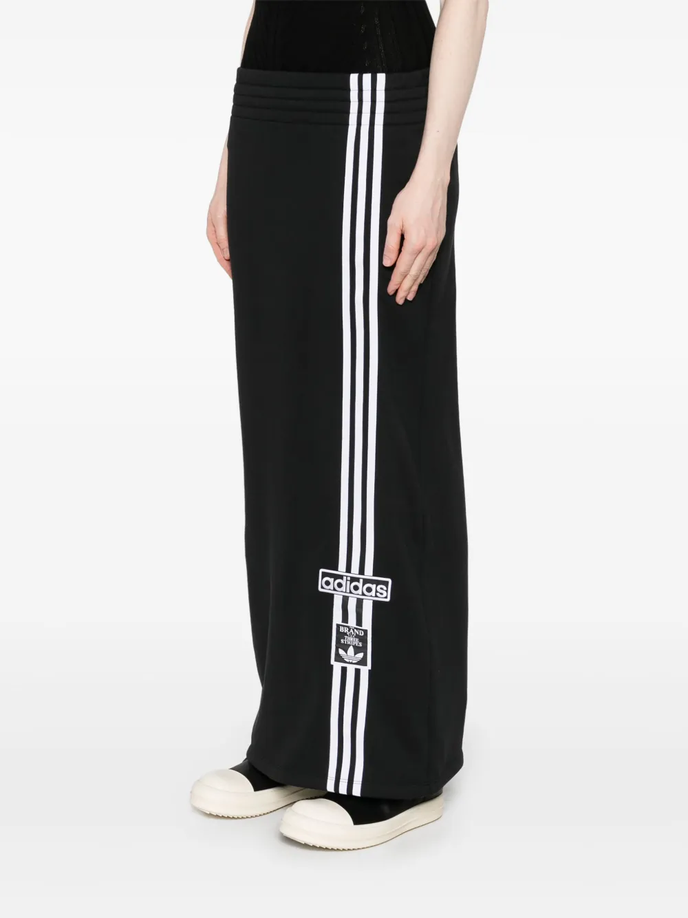 Shop Adidas Originals Adibreak Maxi Skirt In Black