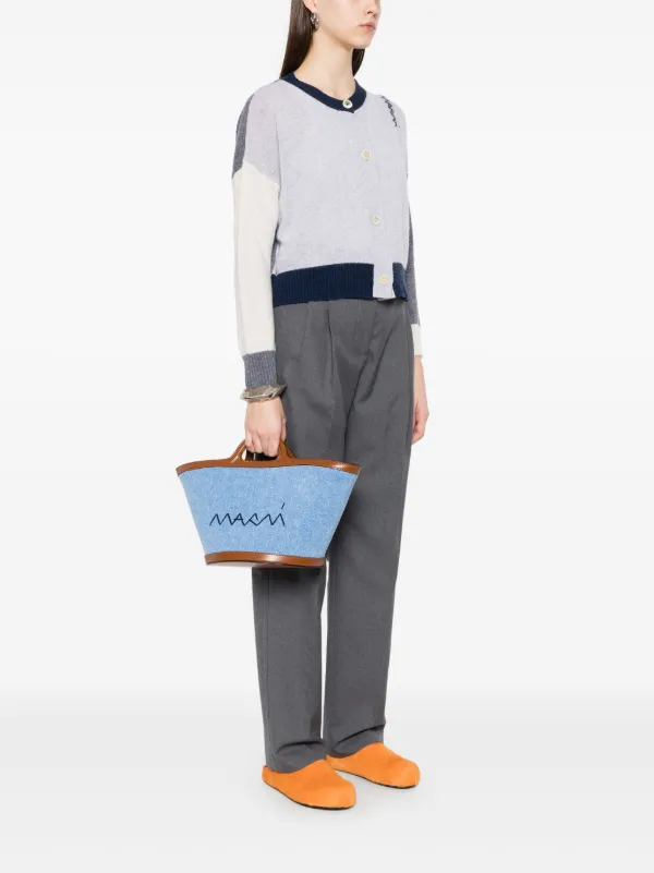 Marni Denim Bucket Bag | Blue | FARFETCH
