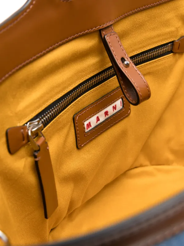 Marni Denim Bucket Bag | Blue | FARFETCH Marni Denim Bucket Bag | Blue | FARFETCH