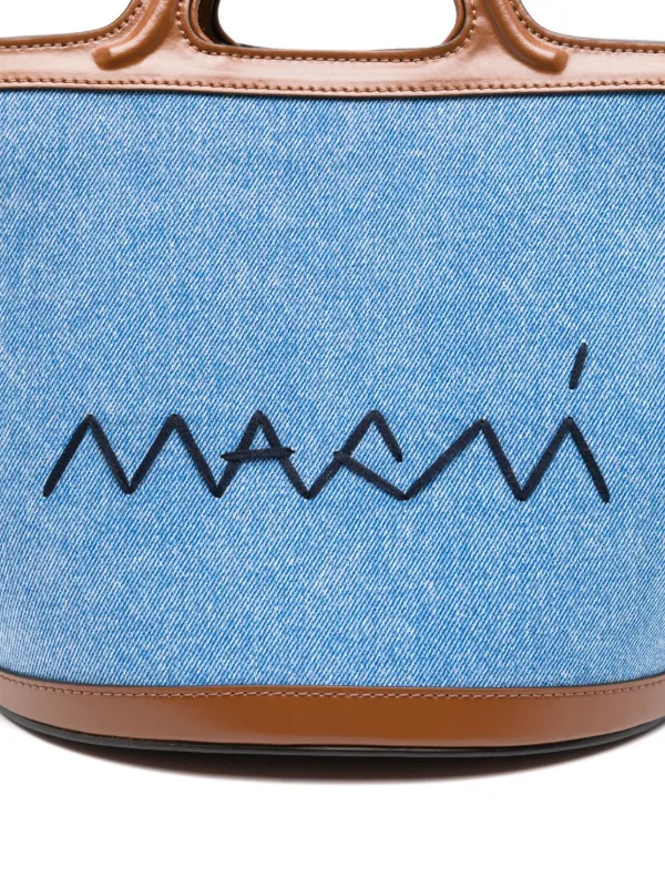 ショルダーバッグ・ポシェット Marni Denim Bucket Bag Marni Denim Bucket Bag | Blue | FARFETCH