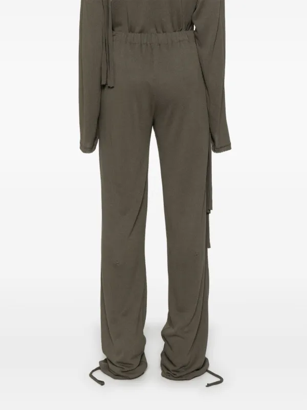 パンツ Ottolinger Trousers Ottolinger Gray Double Fold Trousers Ottolinger