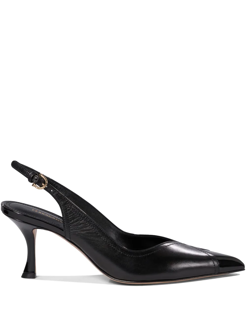 Ferragamo 70mm Contrasting-inlay Pumps