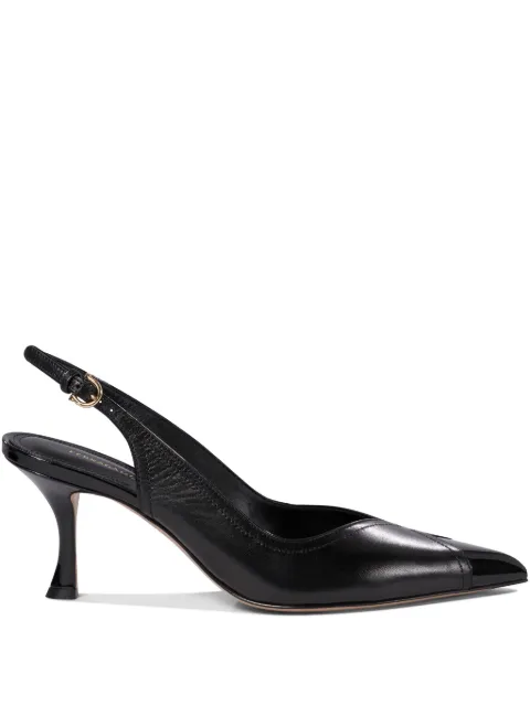 Ferragamo 70mm contrasting-inlay pumps