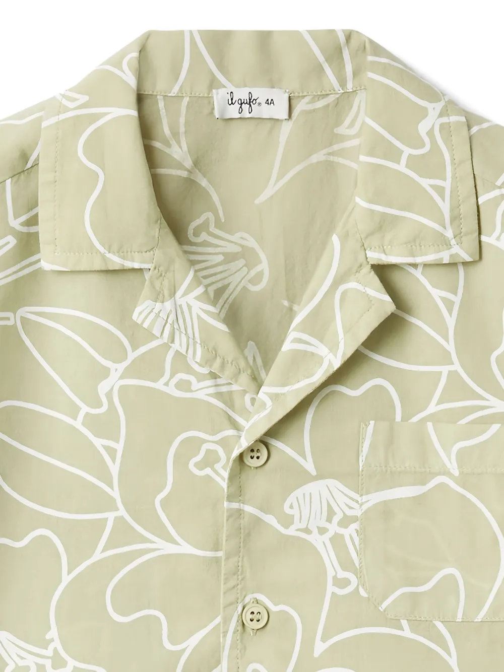 Il Gufo Floral-print Tracksuit In Green