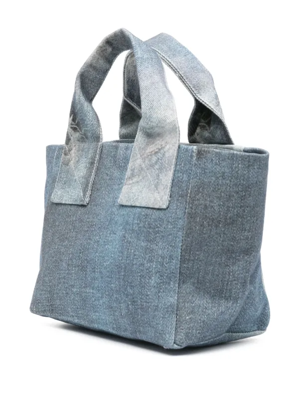 【Ottolinger】ミニ デニムトート Ottolinger Mini denim-print Tote Bag | Blue | FARFETCH UZ