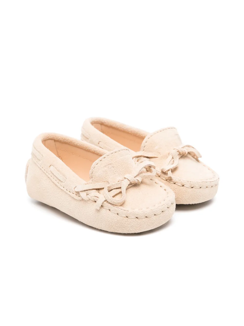 Tod's Kids Suède loafers Beige