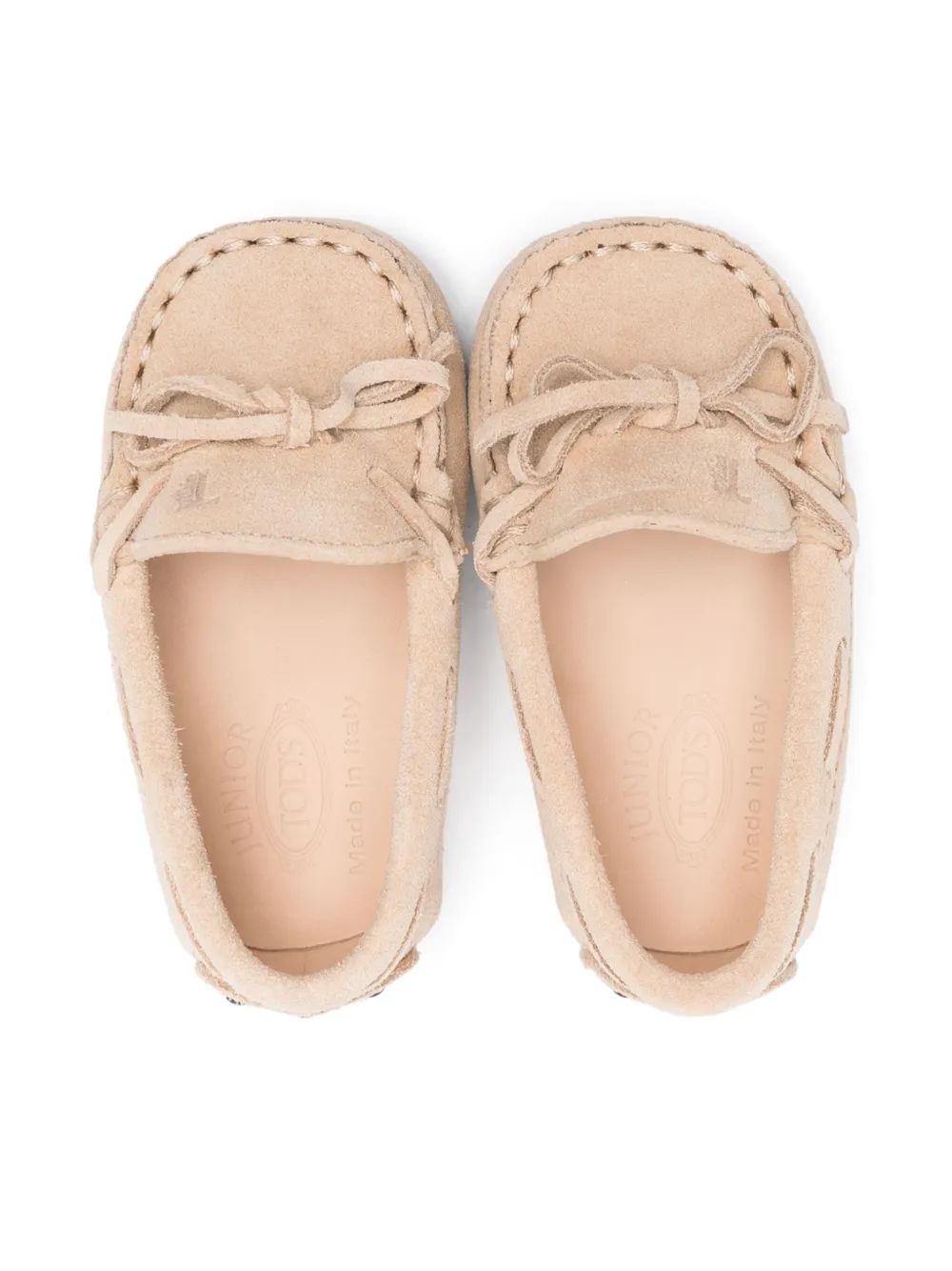 Tod's Kids Suède loafers Beige