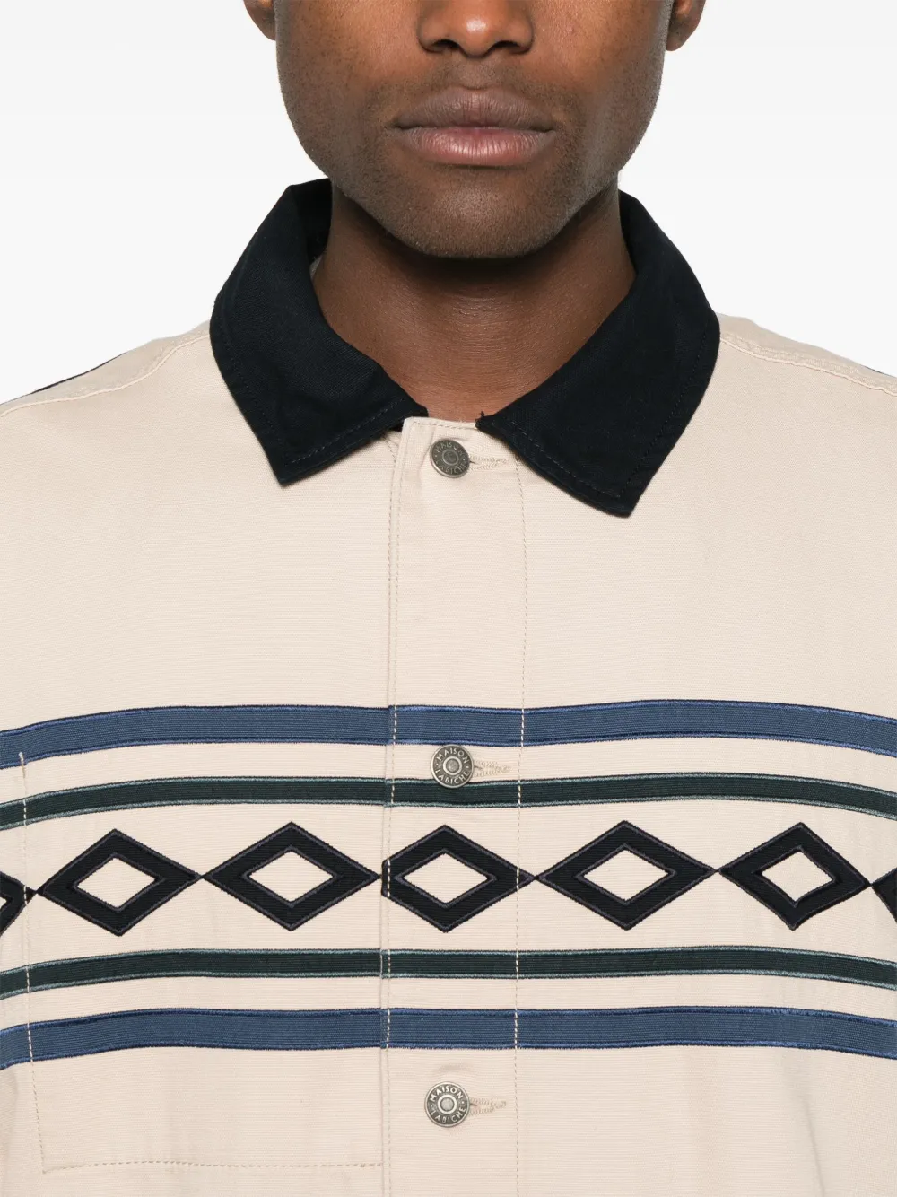 Shop Maison Labiche Sébasto Jacket In Neutrals