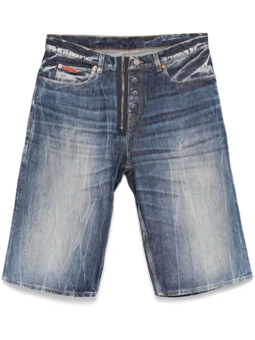 Short en jean à patch logo - Martine Rose - Modalova