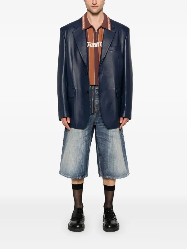 Martine Rose デニムショーツ | ブルー | FARFETCH JP