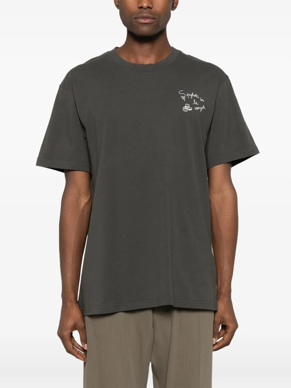 Maison Labiche Patureau Spaghetti T-shirt Grijs