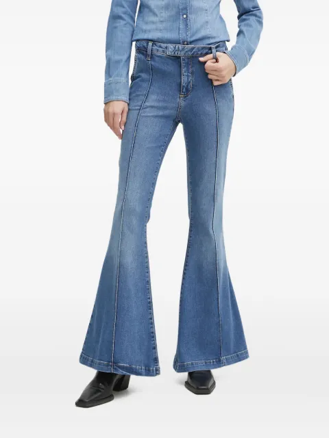 LIU JO panelled flared jeans