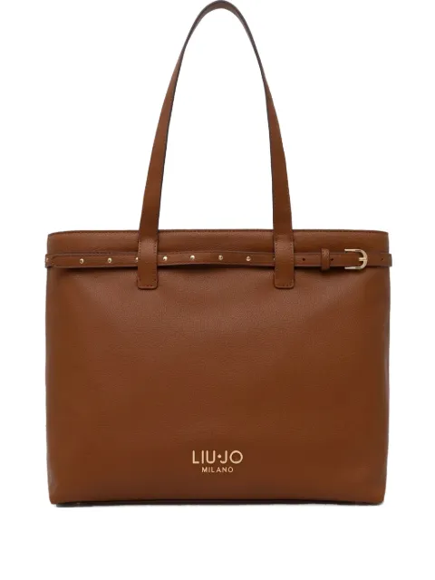 LIU JO logo-lettering tote bag