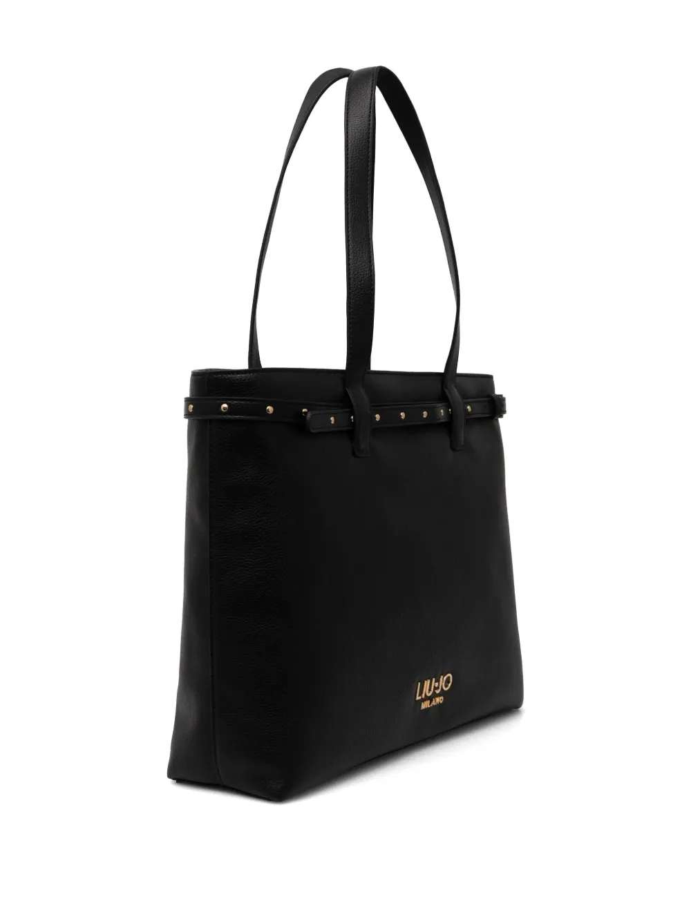 LIU JO Shopper met logo - Zwart