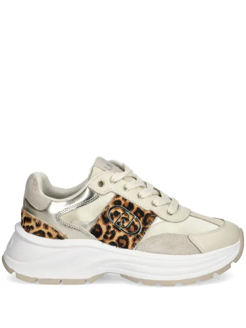 LIU JO tenis con estampado de leopardo