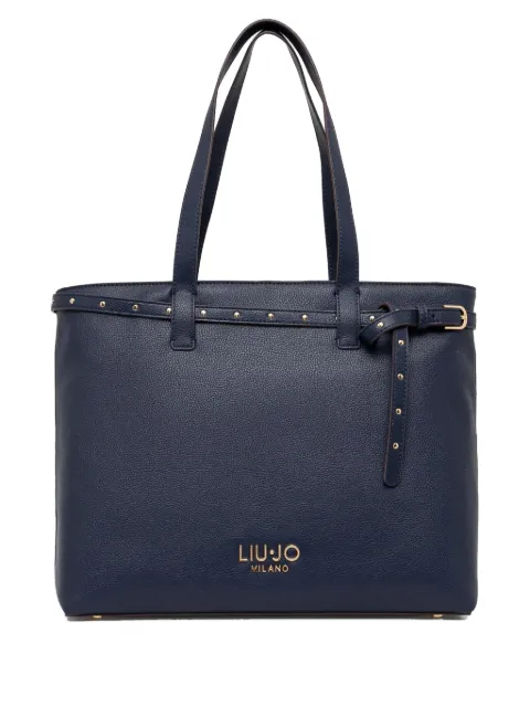 LIU JO logo-lettering tote bag