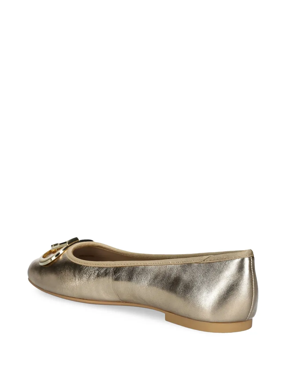 LIU JO Ballerina's met metallic-effect Goud