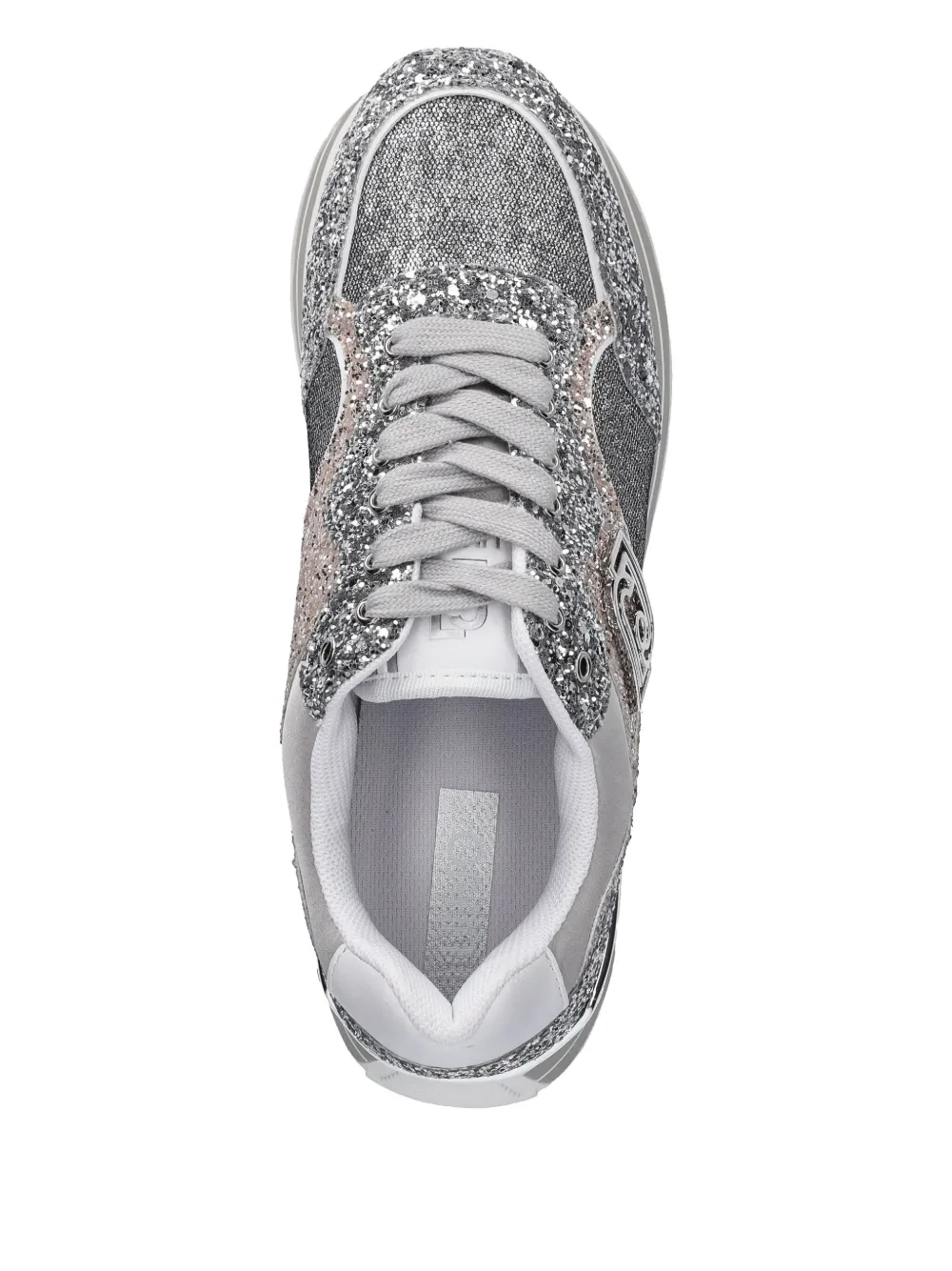 LIU JO Sneakers met glitter Grijs