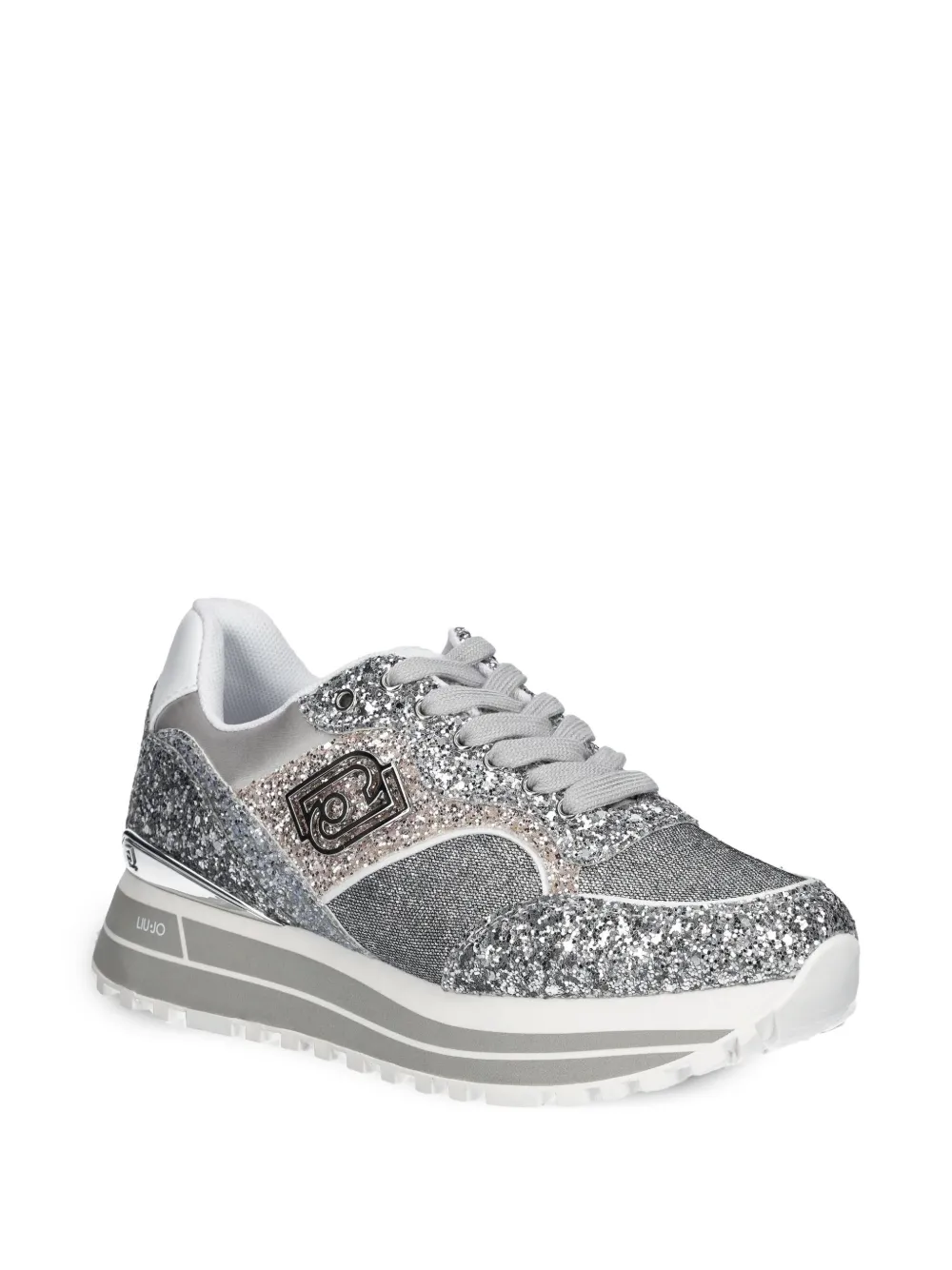 LIU JO Sneakers met glitter - Grijs